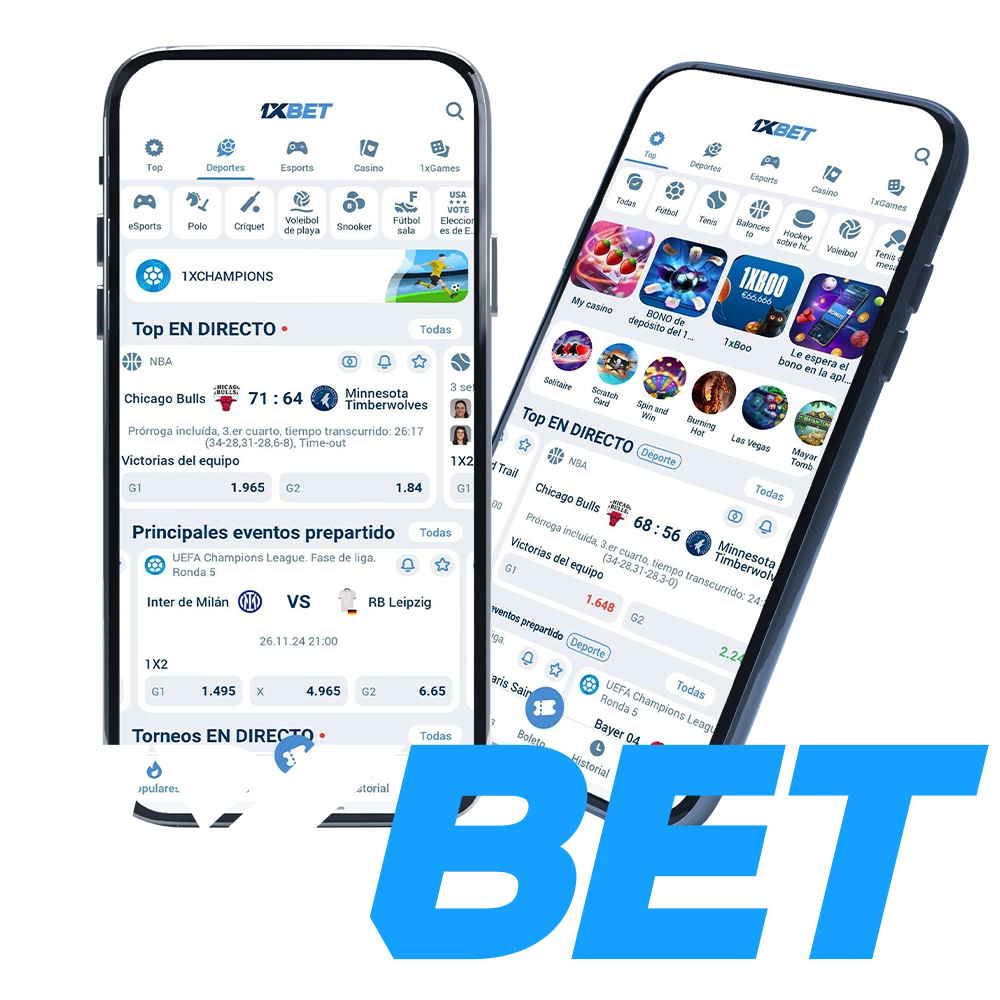 Hình ảnh ứng dụng di động 1XBet